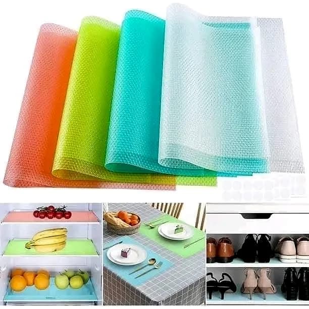 Multi‑Purpose Anti‑Slip Mat – মাল্টিপারপাস নন‑স্লিপ ড্রয়ার, ফ্রিজ ও টেবিল ম্যাট