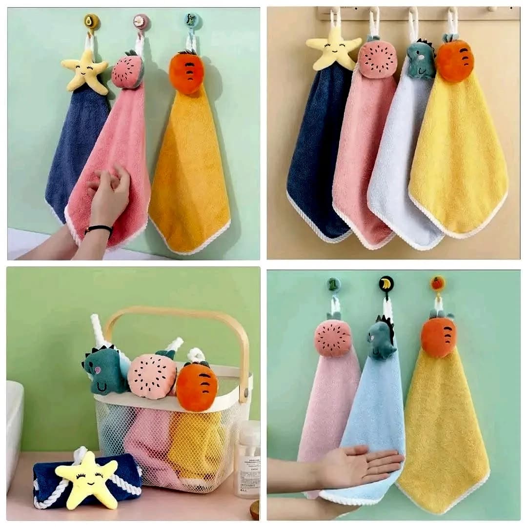Cute Cartoon Hanging Hand Towel – কিউট কিচেন ও বাথরুম হ্যাংগিং হ্যান্ড টাওয়েল