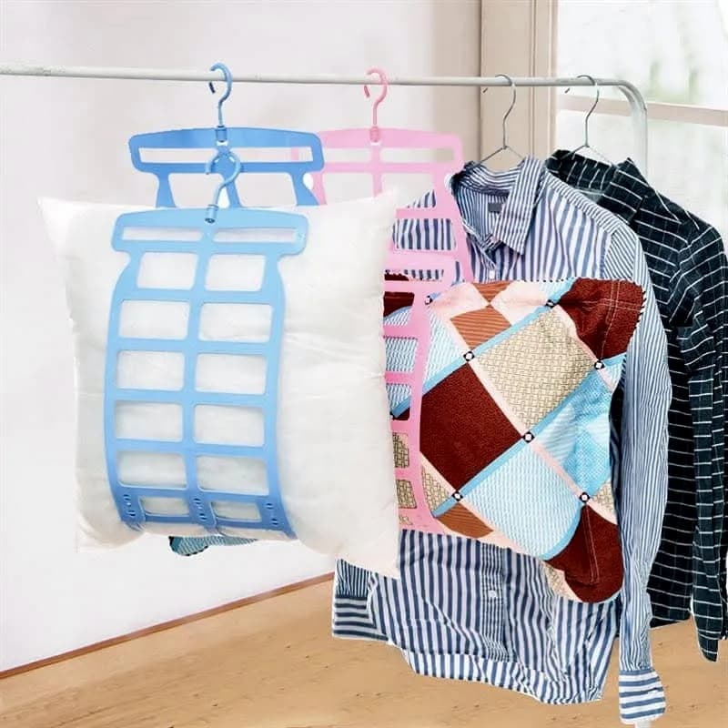 Multi-Layer Clothes Drying Hanger – কাপড়, তোয়ালে ও বালিশ শুকানোর প্লাস্টিক হ্যাঙ্গার